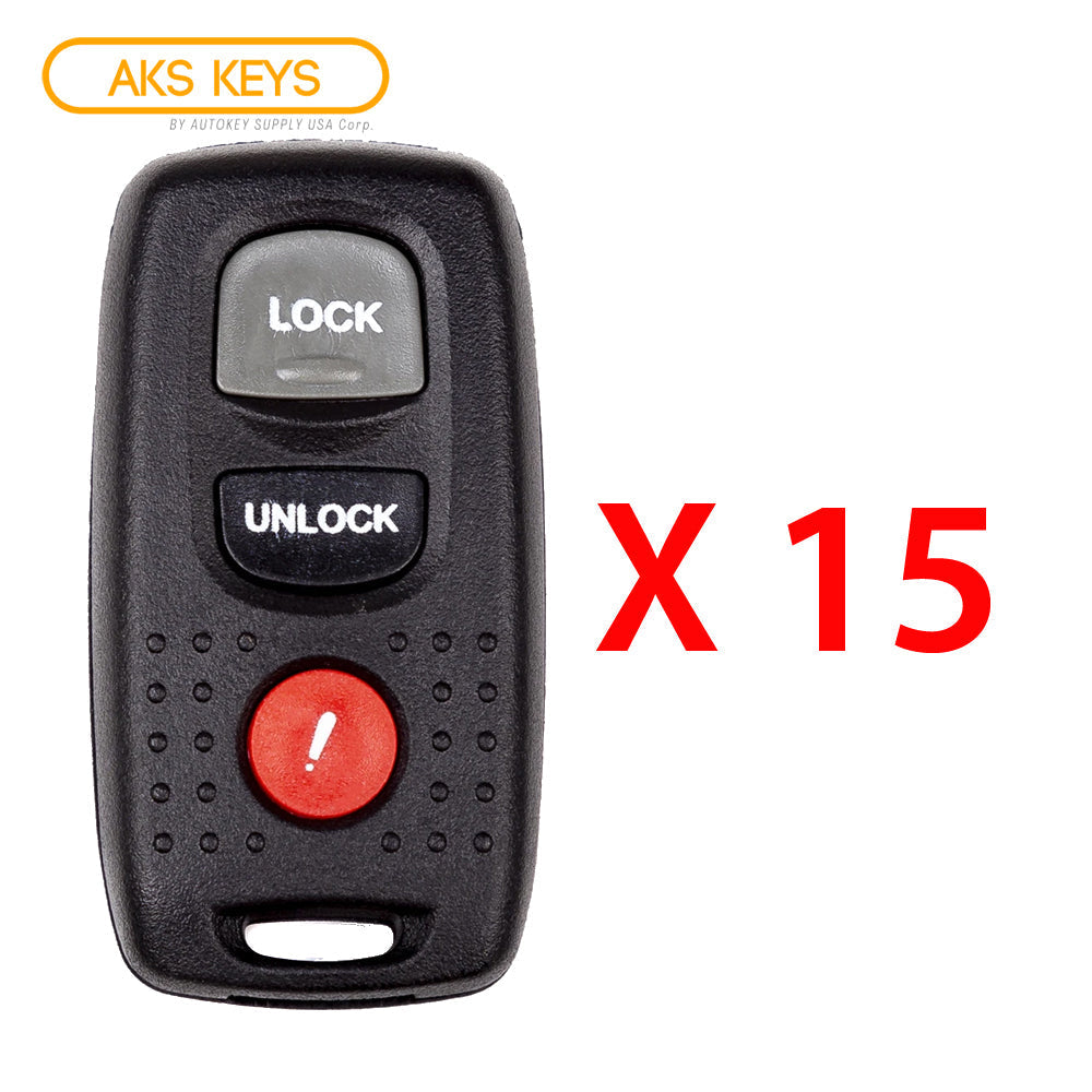 2007 - 2009 Mazda Keyless Entry 3B Fob FCC# KPU41794 - BAN6-67-5RY (15 Pack)