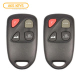 2003 - 2005 Mazda 6 Keyless Entry 4B FCC# KPU41805 - GK2A-67-5RY (2 Pack)