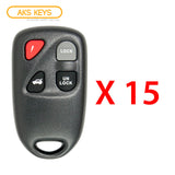 2003 - 2005 Mazda 6 Keyless Entry 4B FCC# KPU41805 - GK2A-67-5RY (15 Pack)