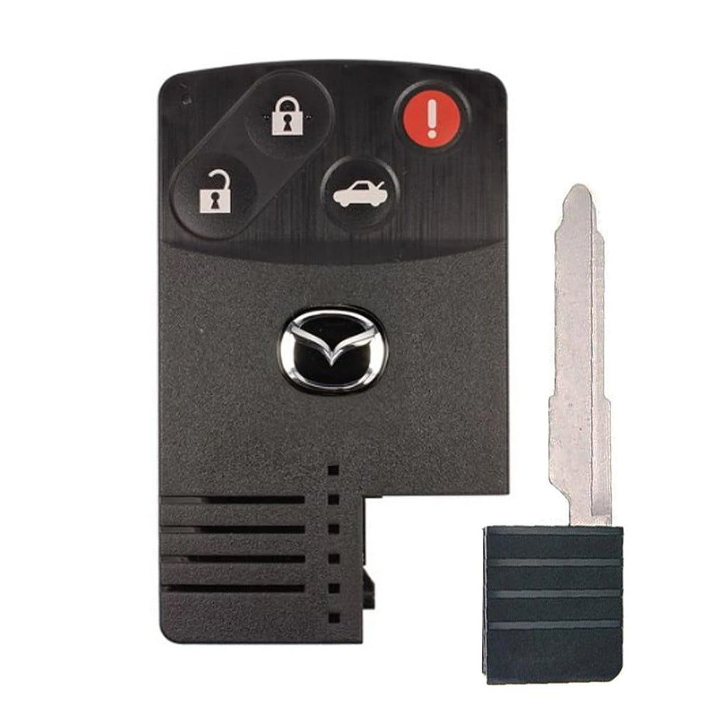 2006 - 2011 Mazda Smart Card 4B Key Fob W/ Trunk FCC# BGBX1T458SKE11A01 - NFY7-67-5RYA