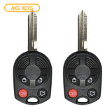 2006 - 2011 Mercury Remote Head Key FCC# OUCD6000022 (2 Pack)