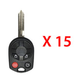 2006 - 2011 Mercury Remote Head Key FCC# OUCD6000022 (15 Pack)