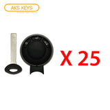 2006 - 2011 Mini Cooper Remote Fobik Key FCC# IYZKEYR5602 (25 Pack)