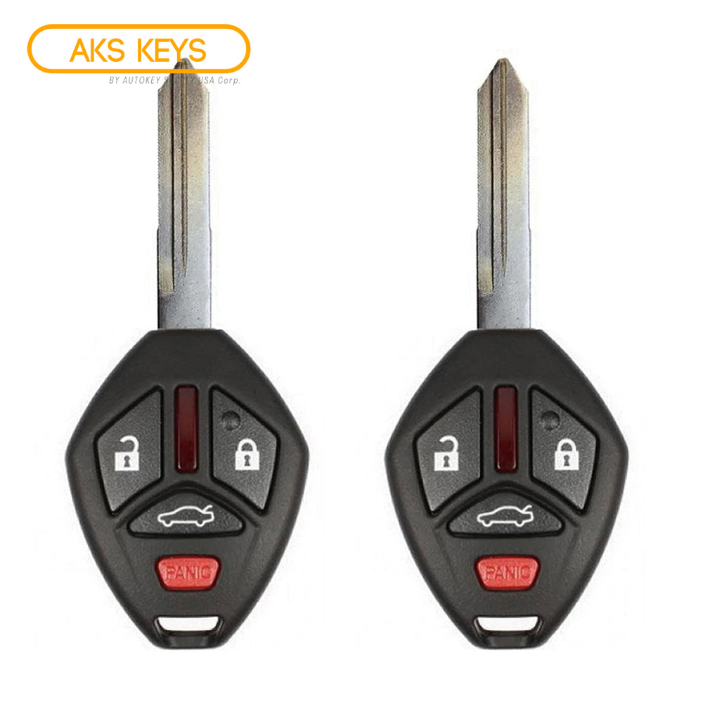 2006 - 2007 Mitsubishi Remote Control Key 4B FCC# OUCG8D-620M-A (2 Pack)