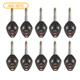 2006 - 2007 Mitsubishi Remote Control Key 4B FCC# OUCG8D-620M-A (10 Pack)