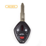 Remote Key Fob Compatible with Mitsubishi 2007 2008 2009 2010 2011 2012 4B FCC# OUCG8D-620M-A