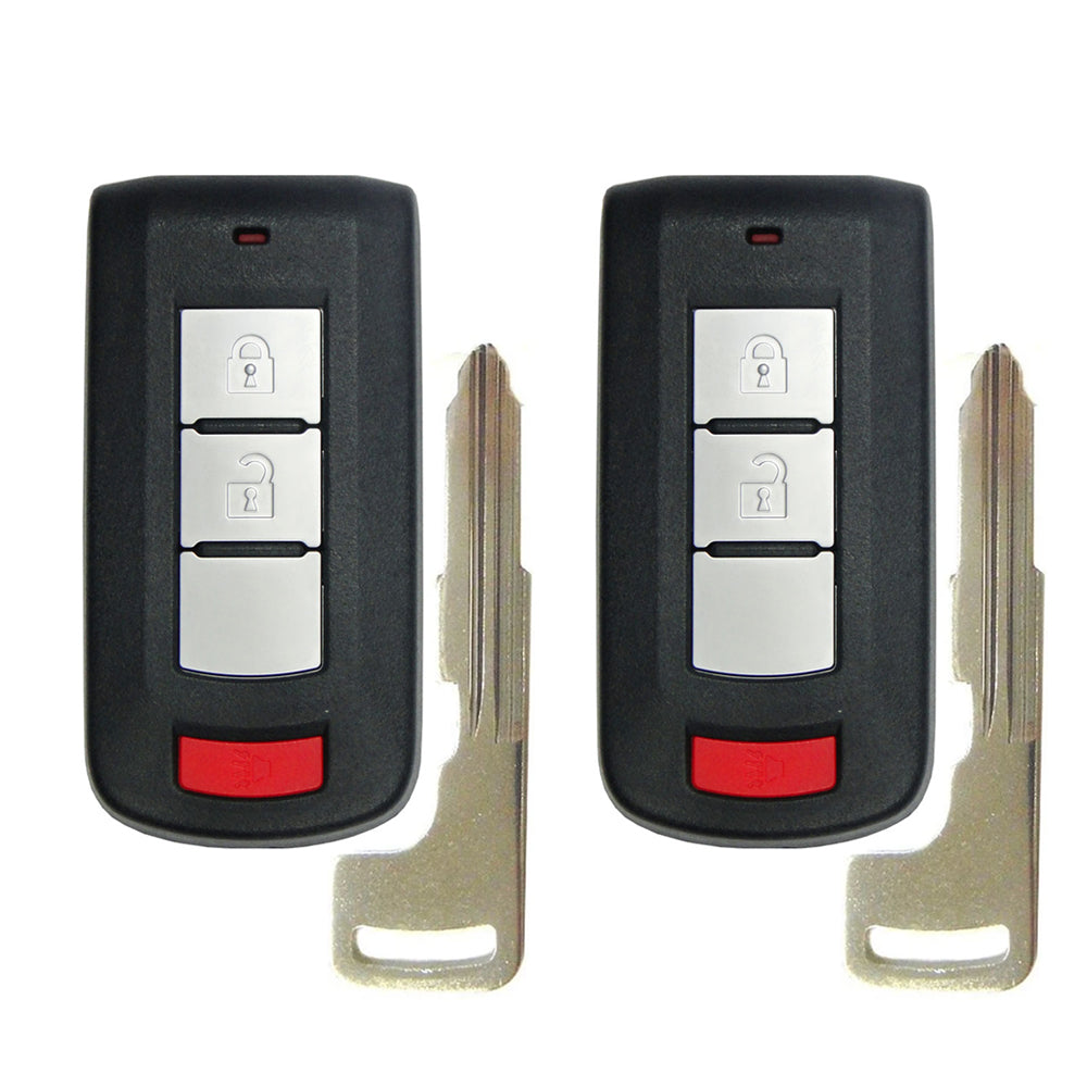 2008 - 2020 Mitsubishi Smart Key 3B FCC# OUC644M-KEY-N (2 Pack)