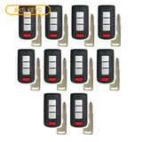 2008 - 2020 Mitsubishi Smart Key 3B FCC# OUC644M-KEY-N (10 Pack)