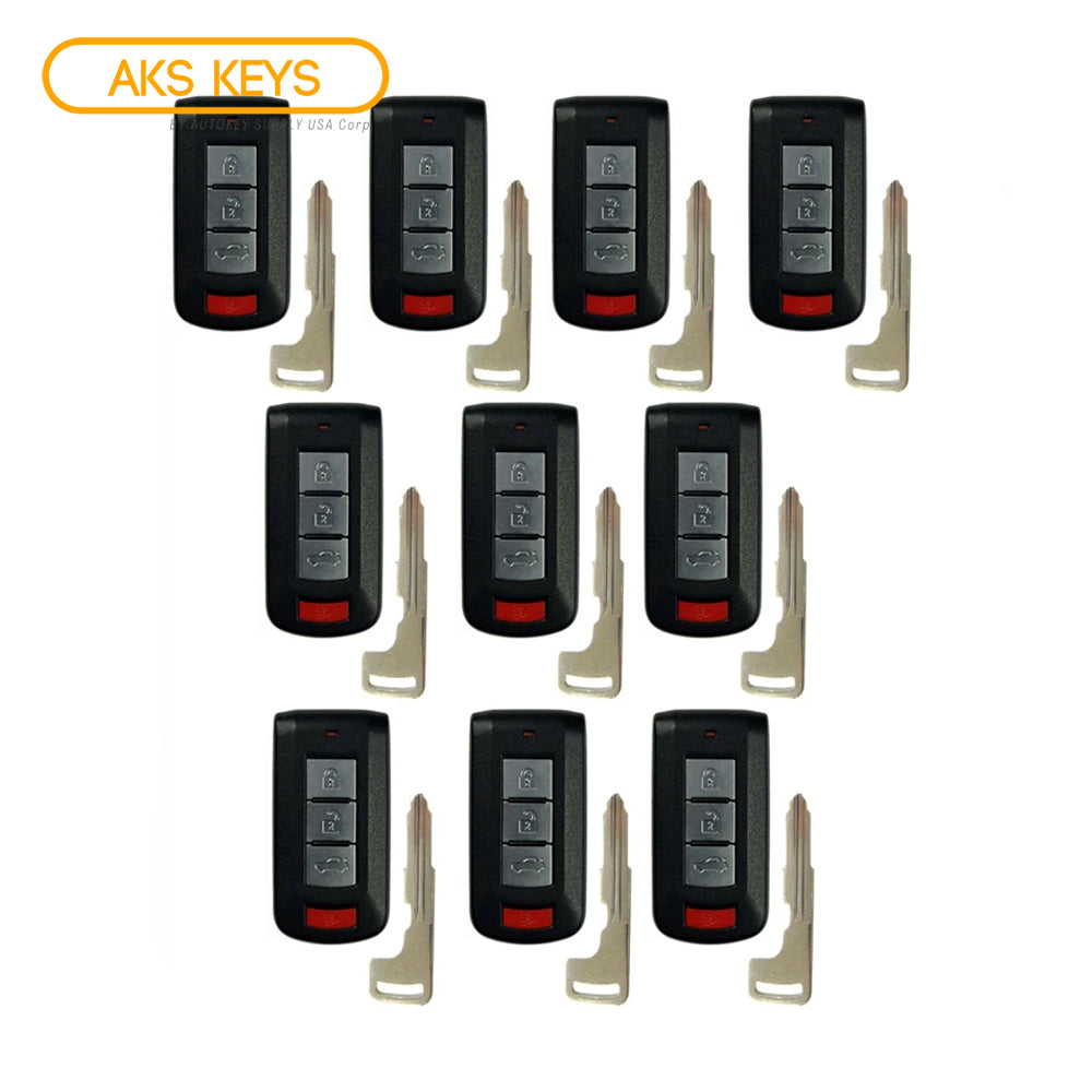 2008 - 2017 Mitsubishi Lancer Smart Key 4B FCC# OUC644M-KEY-N (10 Pack)