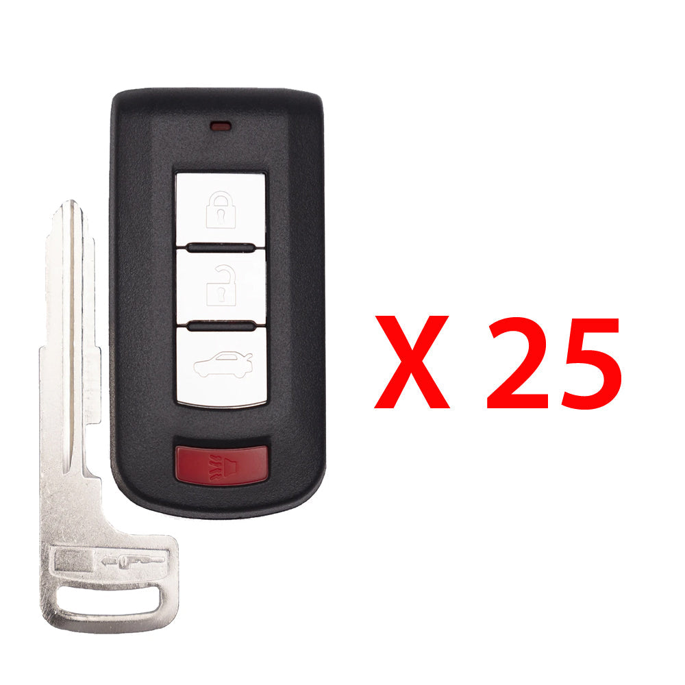 2008 - 2017 Mitsubishi Lancer Smart Key 4B FCC# OUC644M-KEY-N (25 Pack)