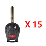 2003 - 2017 Nissan Remote Key 3B FCC# CWTWB1U751 (15 Pack)