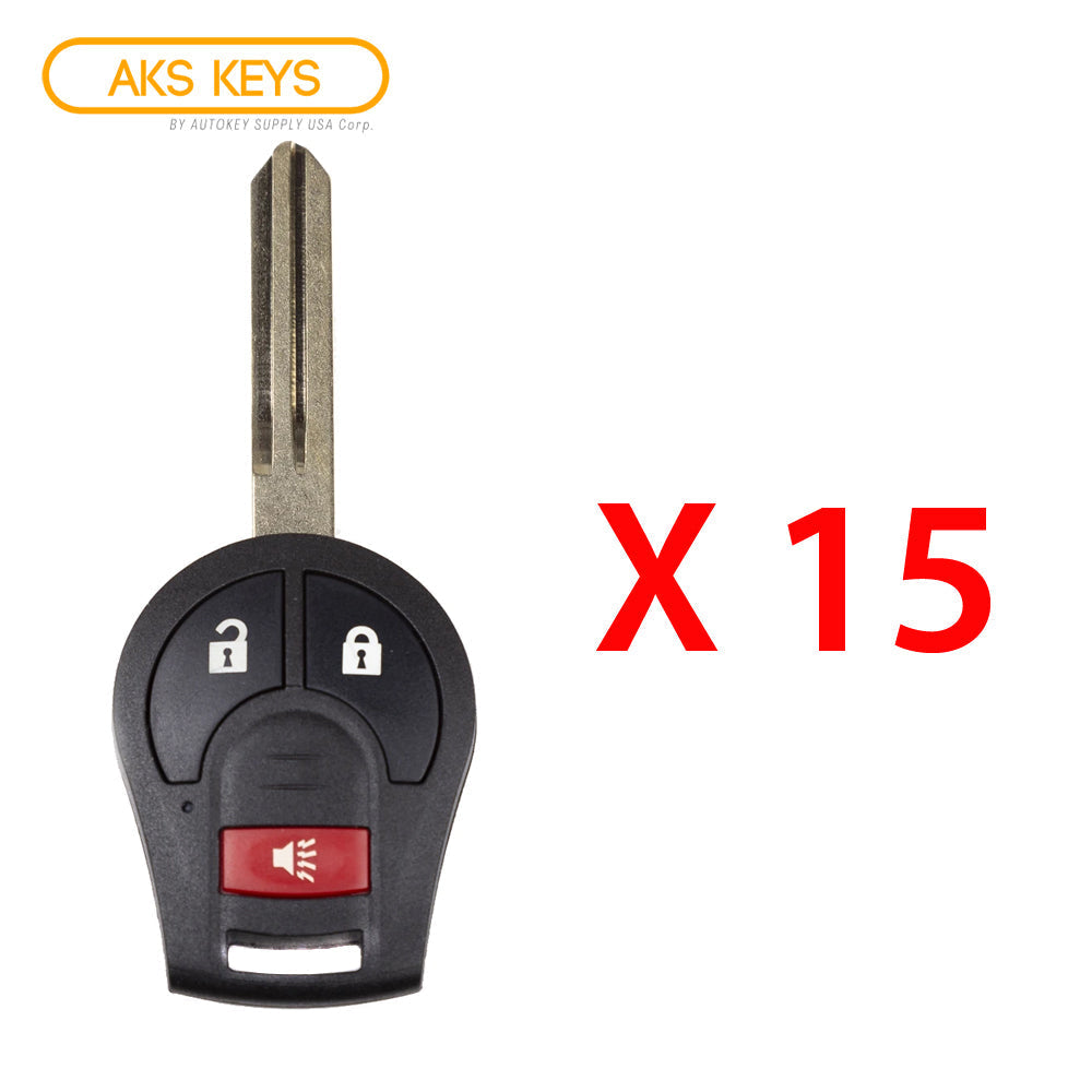 2003 - 2017 Nissan Remote Key 3B FCC# CWTWB1U751 (15 Pack)