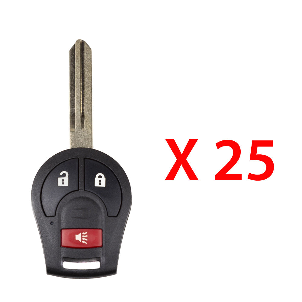 2003 - 2017 Nissan Remote Key 3B FCC# CWTWB1U751 (25 Pack)