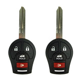 2003 - 2017 Nissan Remote Key 4B FCC# CWTWB1U751 (2 Pack)