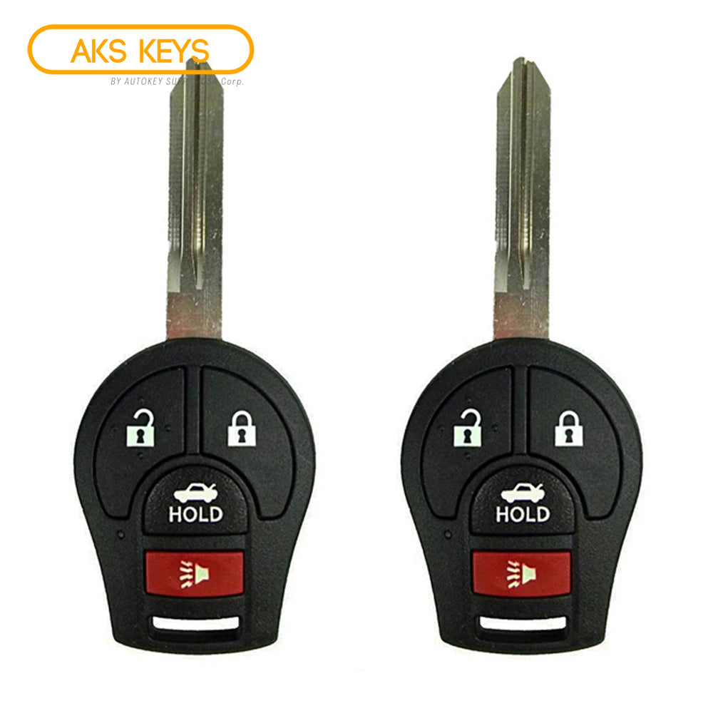 2003 - 2017 Nissan Remote Key 4B FCC# CWTWB1U751 (2 Pack)