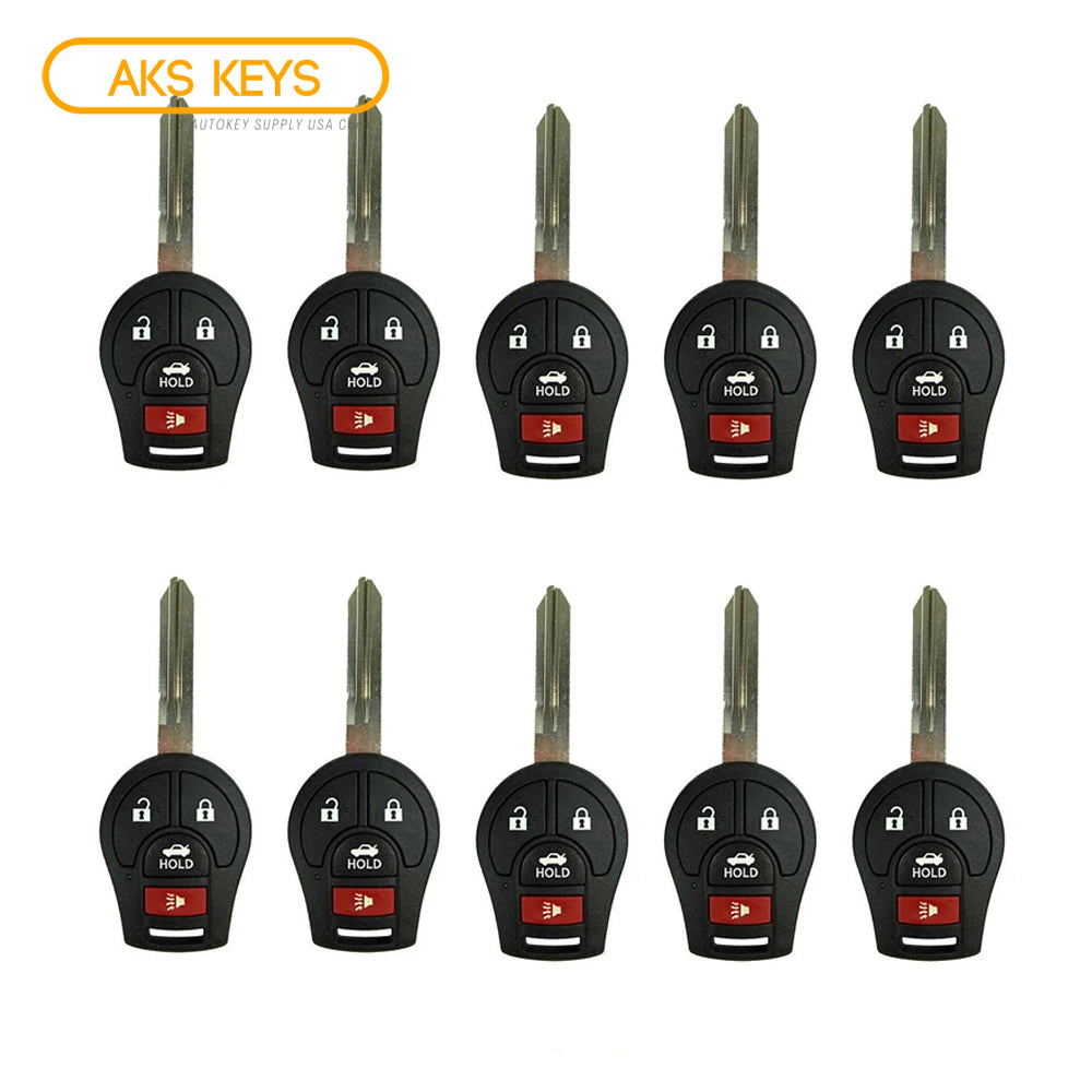 2003 - 2017 Nissan Remote Key 4B FCC# CWTWB1U751 (10 Pack)