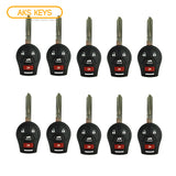 2003 - 2017 Nissan Remote Key 4B FCC# CWTWB1U751 (10 Pack)