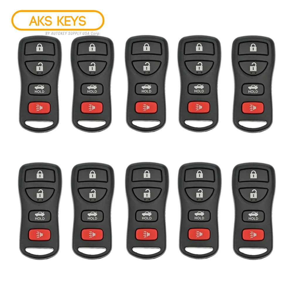 2002 - 2012 Nissan Remote Control 4B FCC# KBRASTU15 (10 Pack)