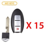 2013 - 2016 Nissan Pathfinder Prox Key 3B FCC# KR5S180144014 (15 Pack)