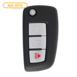 2014 - 2020 Nissan Rogue Remote Flip Key 3 Buttons FCC# CWTWB1G767