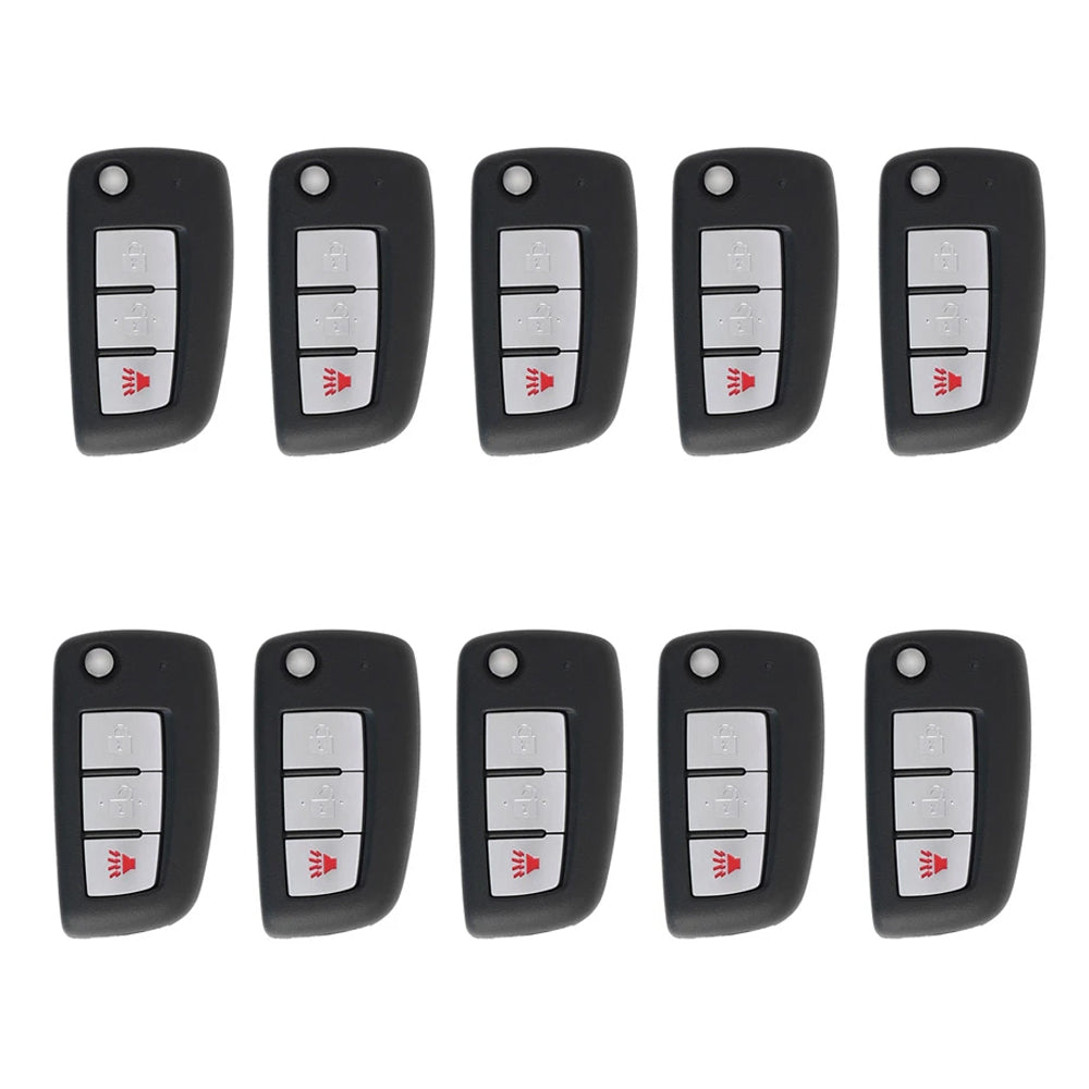 2014 - 2018 Nissan Rogue Remote Flip Key 3B FCC# CWTWB1G767 (10 Pack)