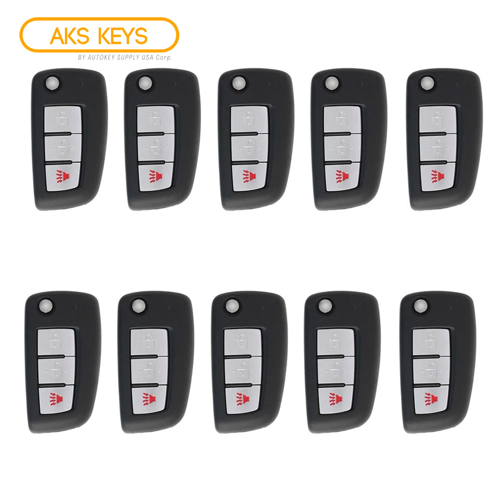 2014 - 2018 Nissan Rogue Remote Flip Key 3B FCC# CWTWB1G767 (10 Pack)