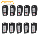 2014 - 2018 Nissan Rogue Remote Flip Key 3B FCC# CWTWB1G767 (10 Pack)