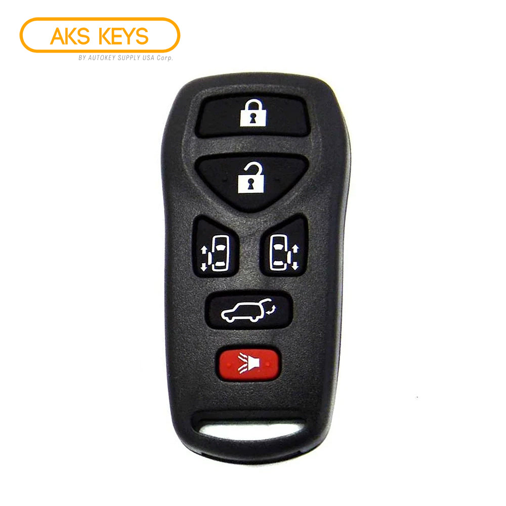 2009 Nissan Quest Keyless Entry 6 Buttons Fob FCC# KBRASTU51 - Aftermarket