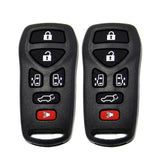 2004 - 2010 Nissan Quest Remote Control 6B FCC# KBRASTU51 (2 Pack)