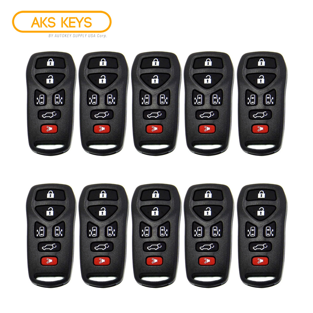 2004 - 2010 Nissan Quest Remote Control 6B FCC# KBRASTU51 (10 Pack)