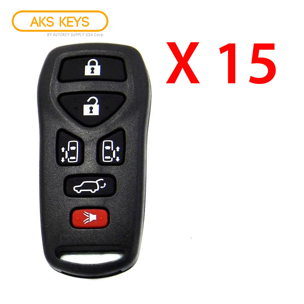 2004 - 2010 Nissan Quest Remote Control 6B FCC# KBRASTU51 (15 Pack)