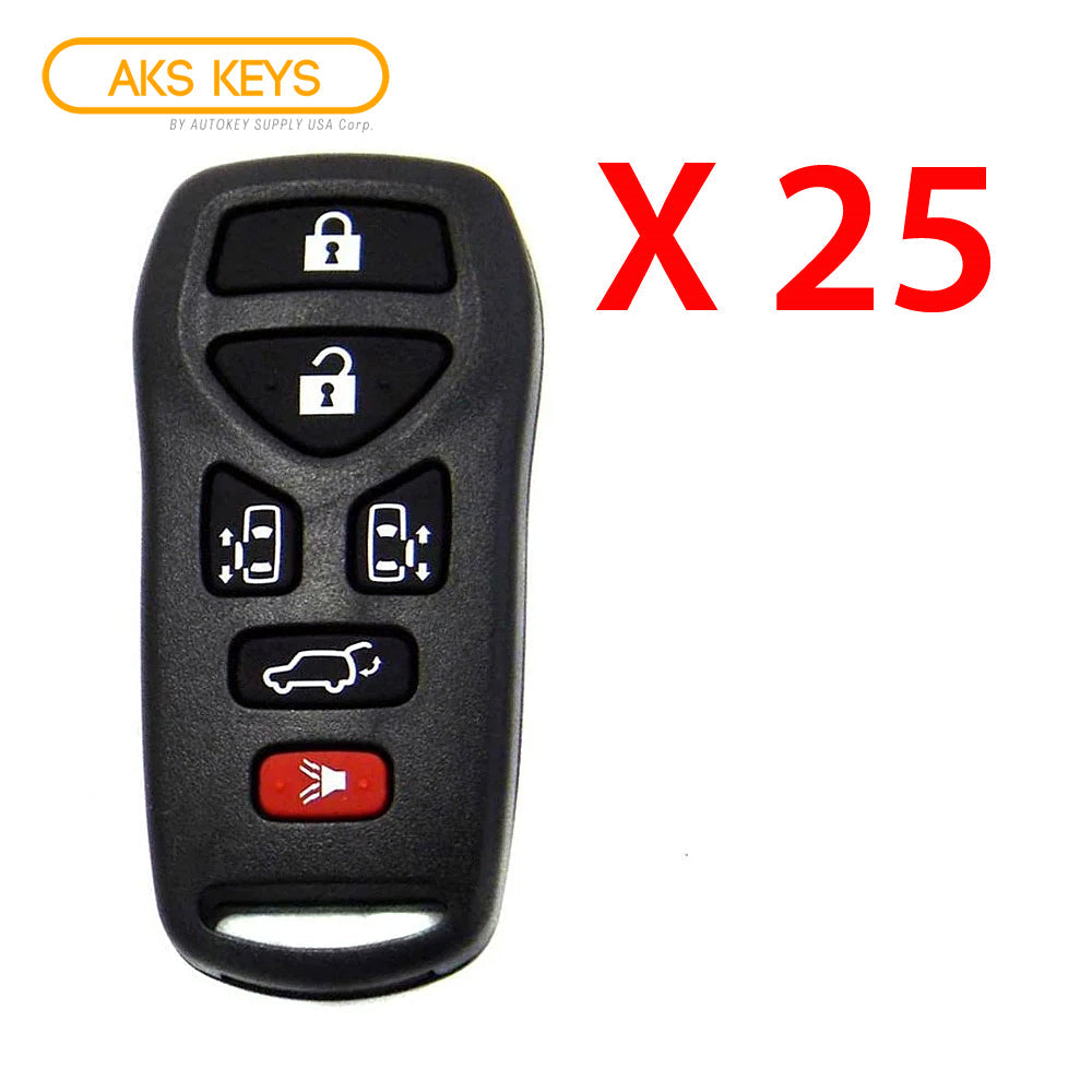 2004 - 2010 Nissan Quest Remote Control 6B FCC# KBRASTU51 (25 Pack)