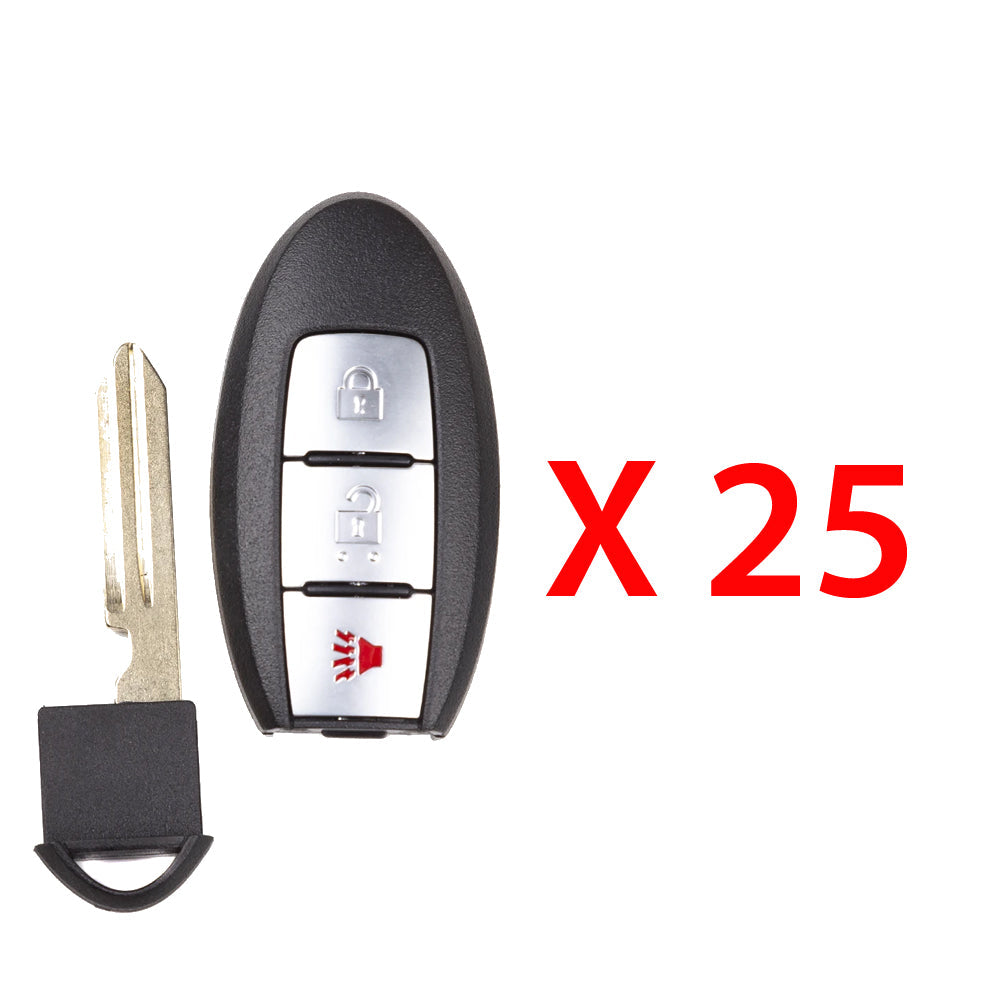 2011 - 2018 Nissan Smart Prox Key 3B Fob FCC# CWTWB1U808 (25 Pack)