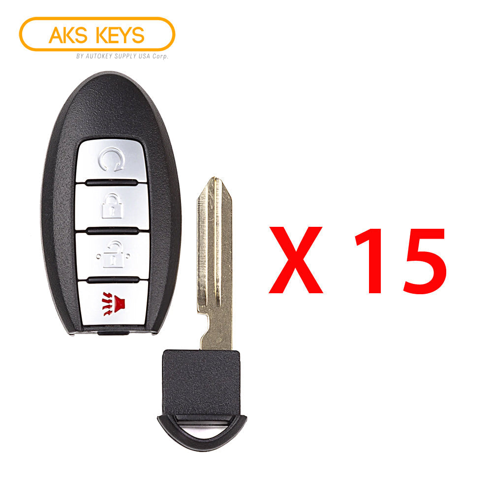 2016 - 2018 Nissan  Smart Prox. Key w/ Remote Start 4B FCC# KR5S180144014 (15 Pack)