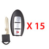 2016 - 2018 Nissan Smart Prox. Key w/ Remote Start 3B FCC# KR5S180144014 (15 Pack)