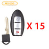 2016 - 2018 Nissan Smart Prox. Key w/ Remote Start 3B FCC# KR5S180144014 (15 Pack)