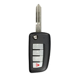 2006 Nissan 350Z Flip Key 4 Buttons Fob FCC# KBRASTU15 - Aftermarket