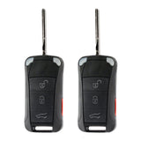 2006 - 2011 Porsche Cayenne Remote Flip Key 4B FCC# KR55WK45032 (2 Pack)