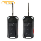 2006 - 2011 Porsche Cayenne Remote Flip Key 4B FCC# KR55WK45032 (2 Pack)