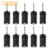 2006 - 2011 Porsche Cayenne Remote Flip Key 4B FCC# KR55WK45032 (10 Pack)