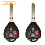 2011 -  2014 Scion Toyota Remote Key 3B FCC# MOZB41TG "G" Chip (2 Pack)