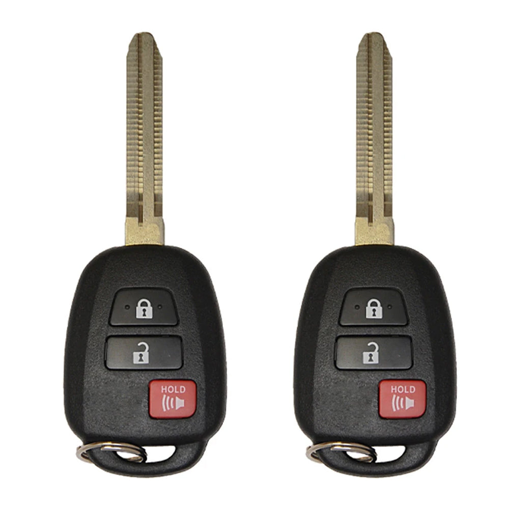 2013 - 2015 Scion xB Remote Head Key Fob 3B FCC# HYQ12BDP - Non Chip (2 Pack)