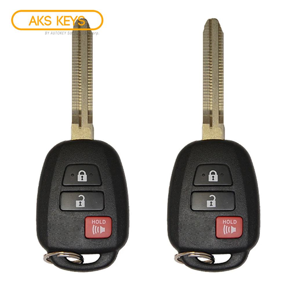 2013 - 2015 Scion xB Remote Head Key Fob 3B FCC# HYQ12BDP - Non Chip (2 Pack)