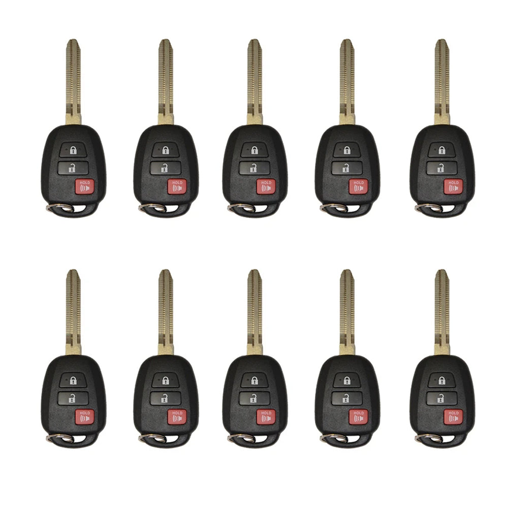 2013 - 2015 Scion xB Remote Head Key Fob 3B FCC# HYQ12BDP - Non Chip (10 Pack)