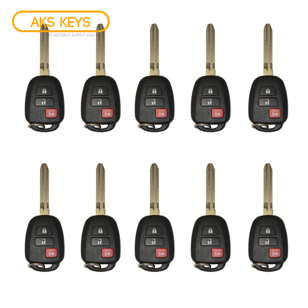 2013 - 2015 Scion xB Remote Head Key Fob 3B FCC# HYQ12BDP - Non Chip (10 Pack)