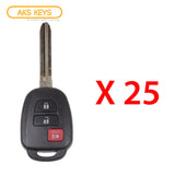 2013 - 2015 Scion xB Remote Head Key Fob 3B FCC# HYQ12BDP - Non Chip (25 Pack)