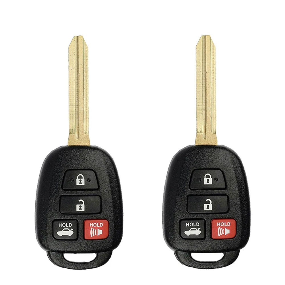 2015 - 2016 Scion FR-S Remote Head Key 4B FCC# HYQ12BEL - G Chip (2 Pack)