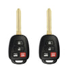 2015 - 2016 Scion FR-S Remote Head Key 4B FCC# HYQ12BEL - G Chip (2 Pack)