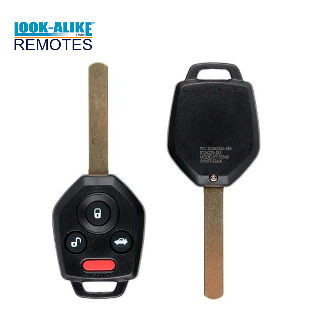 Remote Key Fob Compatible with Subaru 2010 2011 2012 2013 2014 4B FCC# CWTWBU766