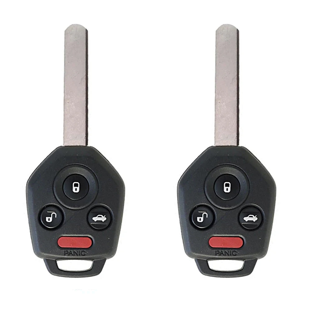 2010 - 2014 Subaru Remote Head Key 4B FCC# CWTWBU766 (2 Pack)